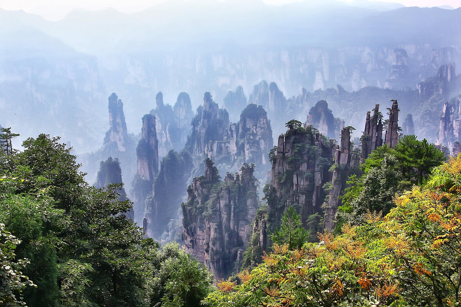 Zhangjiajie Ulusal Parkı, Çin